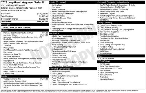 2023 Jeep Grand Wagoneer Series III
