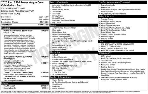 2025 RAM 2500 Rebel/Power Wagon