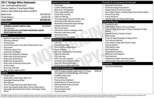 2011 Dodge Nitro Detonator