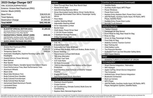 2023 Dodge Charger SXT