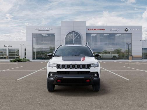 Bright White Clearcoat 2026 Jeep Compass Trailhawk