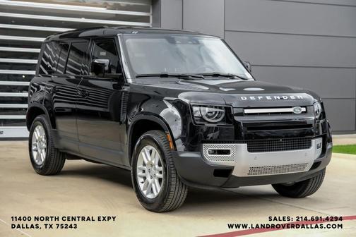 Santorini Black 2023 Land Rover Defender 110 S