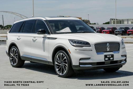 White Metallic 2022 Lincoln Aviator Reserve AWD