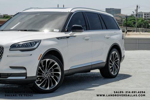 White Metallic 2022 Lincoln Aviator Reserve AWD