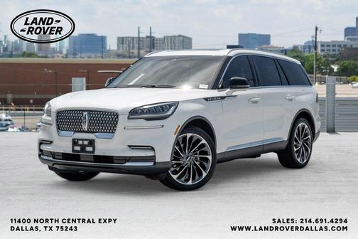 White Metallic 2022 Lincoln Aviator Reserve AWD