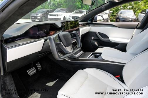 Gray 2022 Tesla Model S Plaid