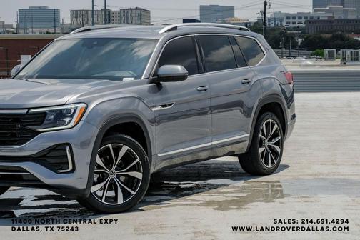 Platinum Gray Metallic 2024 Volkswagen Atlas 2.0T SEL Premium R-Line