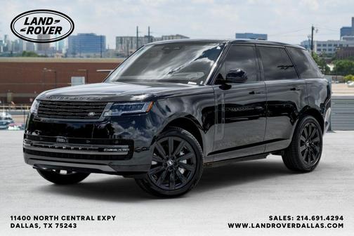 Santorini Black 2025 Land Rover Range Rover P550e SE