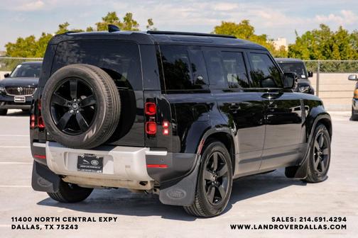 Santorini Black 2024 Land Rover Defender P400 S