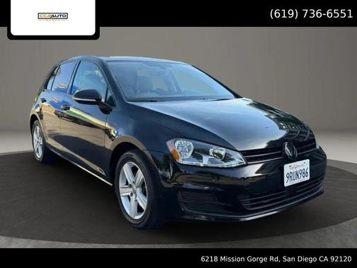 Black 2017 Volkswagen Golf TSI Wolfsburg Edition 4-Door