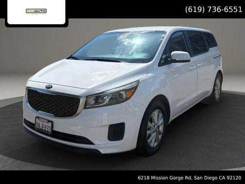 Clear White 2017 Kia Sedona LX