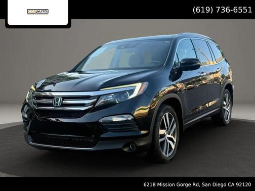 Crystal Black Pearl 2016 Honda Pilot Touring
