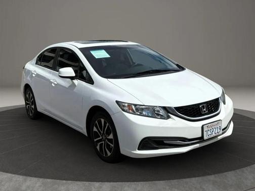 Taffeta White 2013 Honda Civic EX