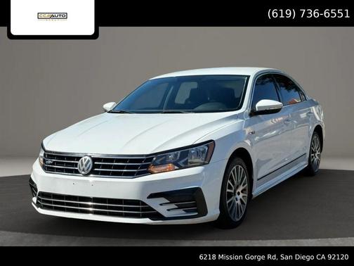 Pure White 2017 Volkswagen Passat 1.8T R-Line w/Comfort