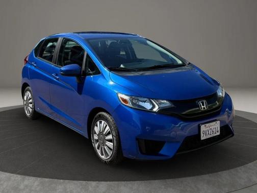 Aegean Blue Metallic 2015 Honda Fit LX