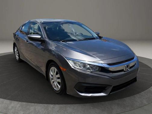 Modern Steel Metallic 2017 Honda Civic LX