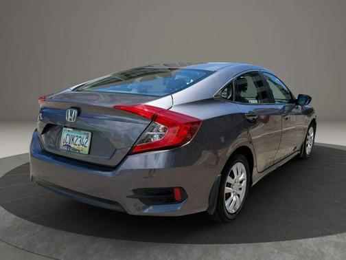 Modern Steel Metallic 2017 Honda Civic LX