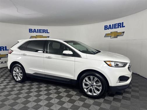 Star White 2021 Ford Edge Titanium
