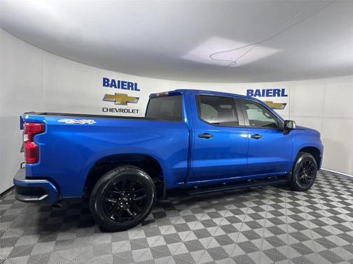 Glacier Blue Metallic 2023 Chevrolet Silverado 1500 Custom