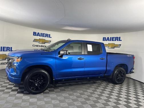 Glacier Blue Metallic 2023 Chevrolet Silverado 1500 Custom