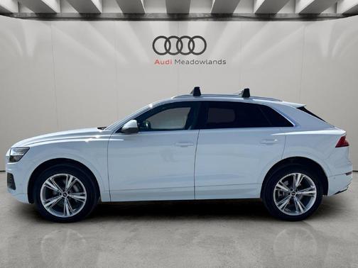 Carrara White 2023 Audi Q8 55 Premium