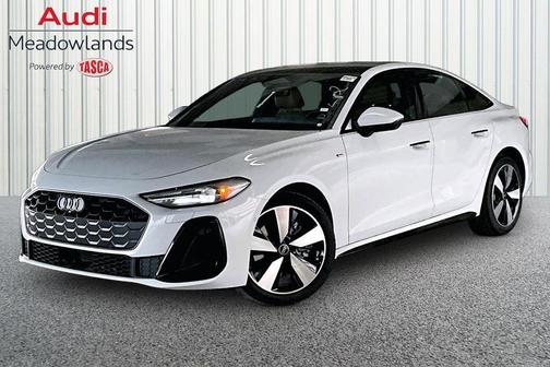 Glacier White Metallic 2026 Audi A5 Premium TFSI quattro S tronic