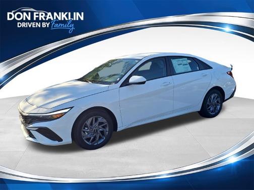 Serenity White 2026 Hyundai ELANTRA HEV Blue