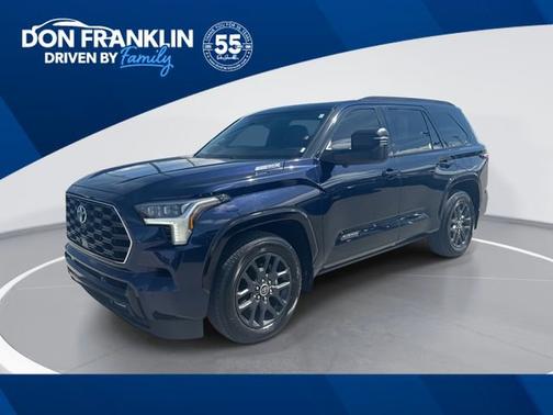 Blue 2023 Toyota Sequoia Platinum