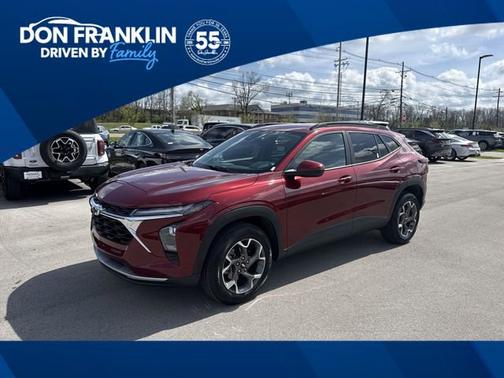 Crimson Metallic 2024 Chevrolet Trax LT