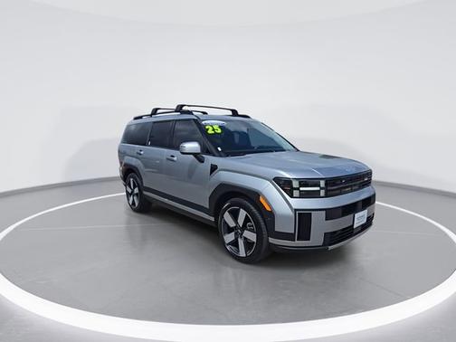 Shimmering Silver 2025 Hyundai SANTA FE HEV Limited