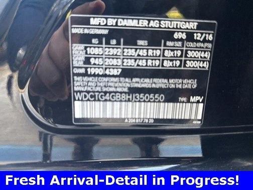 2017 Mercedes-Benz GLA 250 Base 4MATIC