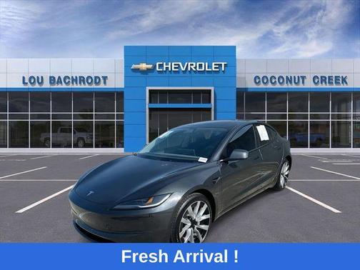 Gray 2025 Tesla Model 3 Long Range