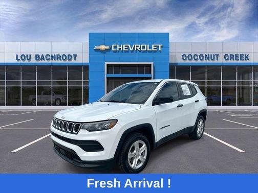 Bright White Clearcoat 2023 Jeep Compass Sport