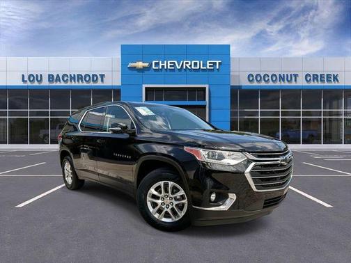 Black Metallic 2019 Chevrolet Traverse LT Cloth