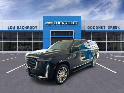 Blue Metallic 2022 Cadillac Escalade ESV Premium Luxury