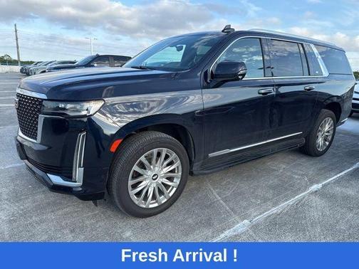 Blue Metallic 2022 Cadillac Escalade ESV Premium Luxury