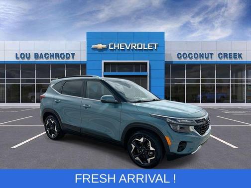 Blue 2024 Kia Seltos EX