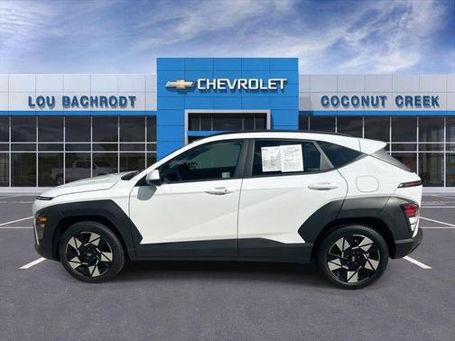 White 2025 Hyundai KONA SEL
