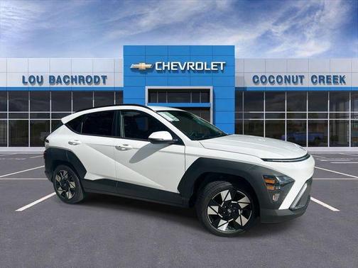 White 2025 Hyundai KONA SEL
