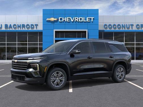 Black Metallic 2026 Chevrolet Traverse LT