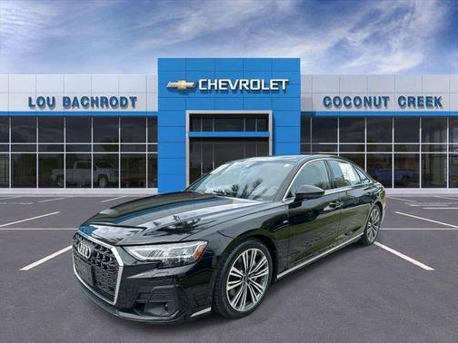 Mythos Black Metallic 2023 Audi A8 L 55