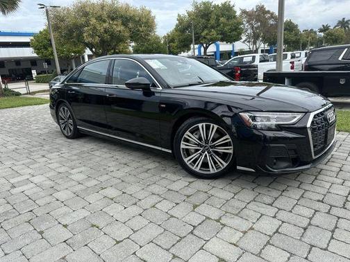 Mythos Black Metallic 2023 Audi A8 L 55