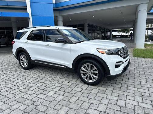 Oxford White 2020 Ford Explorer Limited