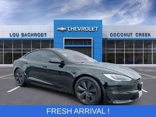Black 2021 Tesla Model S Plaid