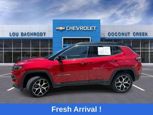 Red 2025 Jeep Compass Limited