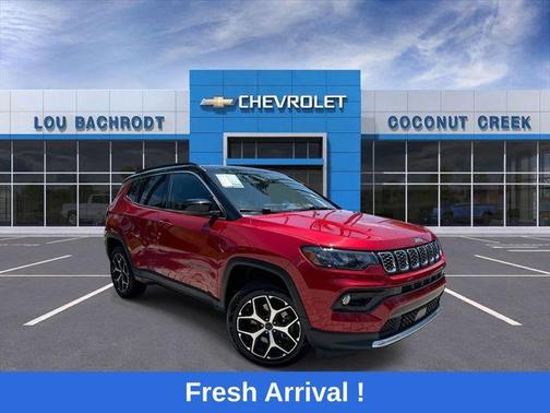 Red 2025 Jeep Compass Limited