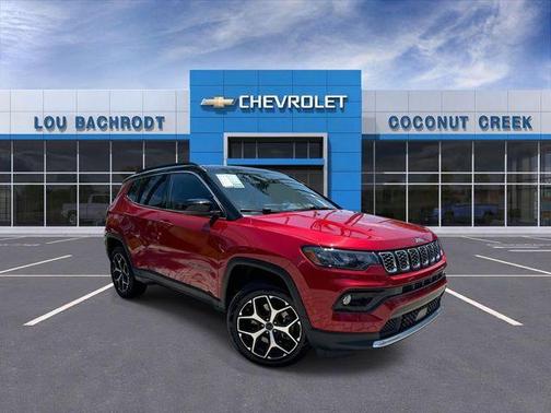 Red 2025 Jeep Compass Limited