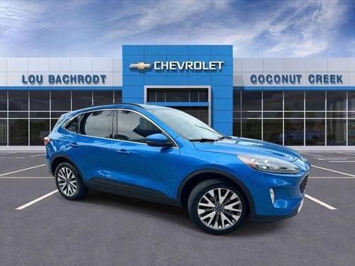Blue Metallic 2020 Ford Escape Titanium