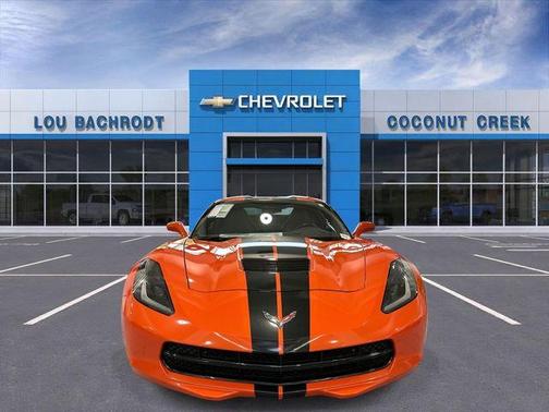 Orange 2019 Chevrolet Corvette Stingray
