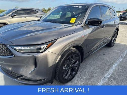 Gray 2023 Acura MDX A-Spec